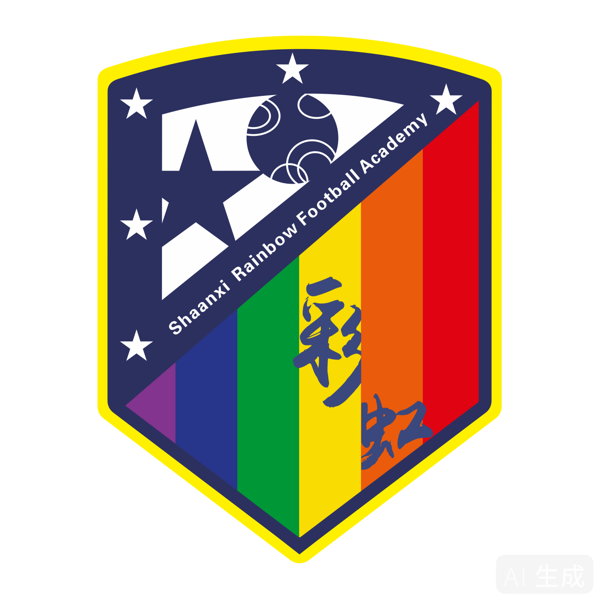 彩虹青训学院 logo